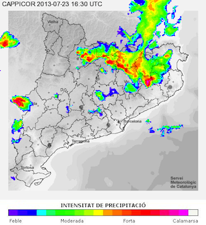 Eines per seguiment de pluja